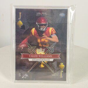 2023 Caleb Williams 5 Card Draw Stacked Deck J♠️ Rookie 1/1